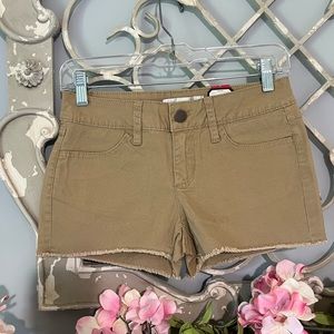 Urban Khaki Shorts Cutoffs Stretchy New Womens Cutoffs 5 7 9